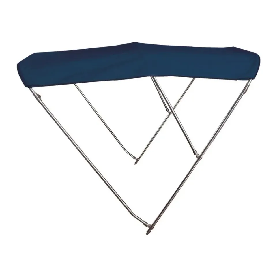 Osculati bimini 3 arceaux bleu 170/180 cm inox