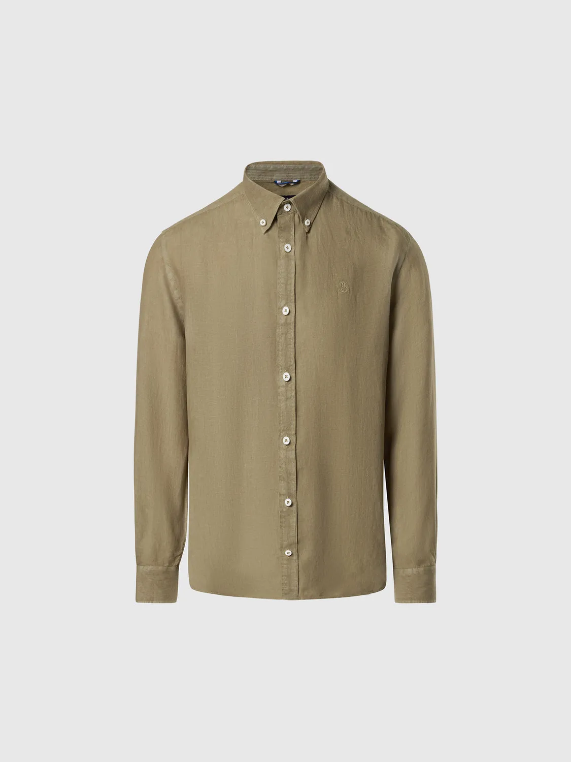 North Sails Linen Shirt chemise lin boutons corozo
