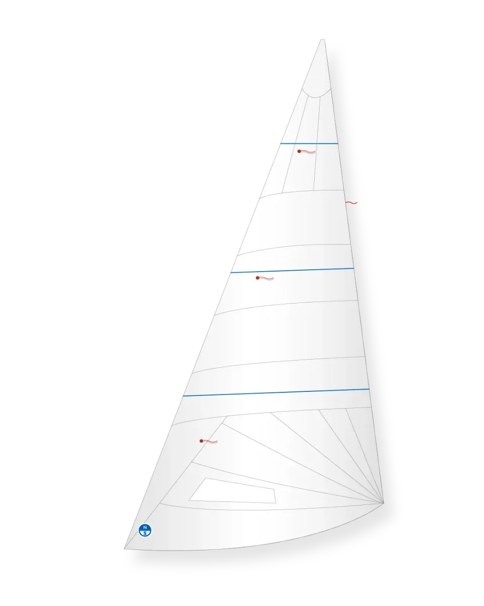 North Sails Caravelle V-5 foc Dacron biradial R-1
