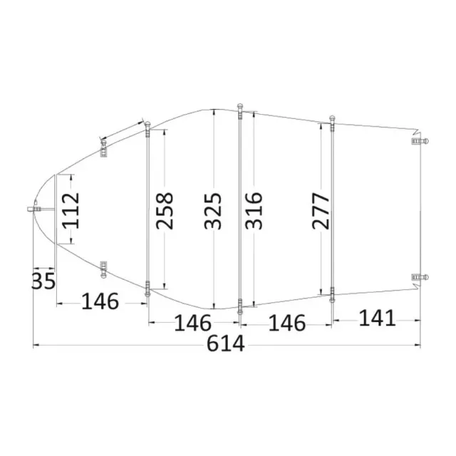 easysea bâche universelle grise 488/564x225 cm 300D