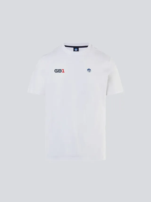 North Sails GB1 t-shirt col rond blanc coton