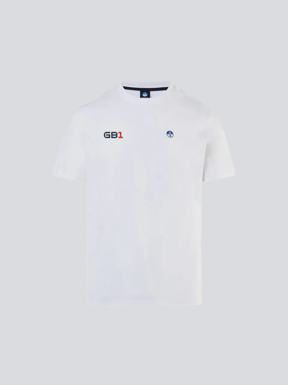 North Sails GB1 t-shirt col rond blanc coton