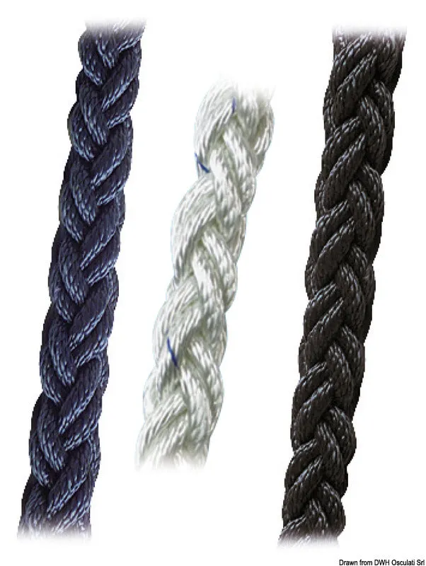 Osculati Square Line cordage blanc 18 mm lot de 100