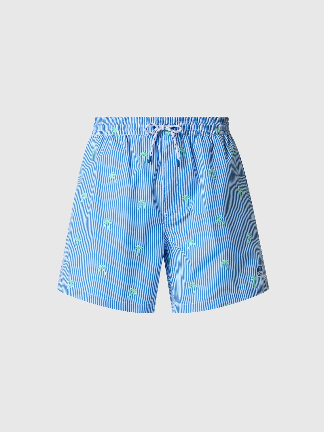 North Sails Short de bain rayures brodé combo 25