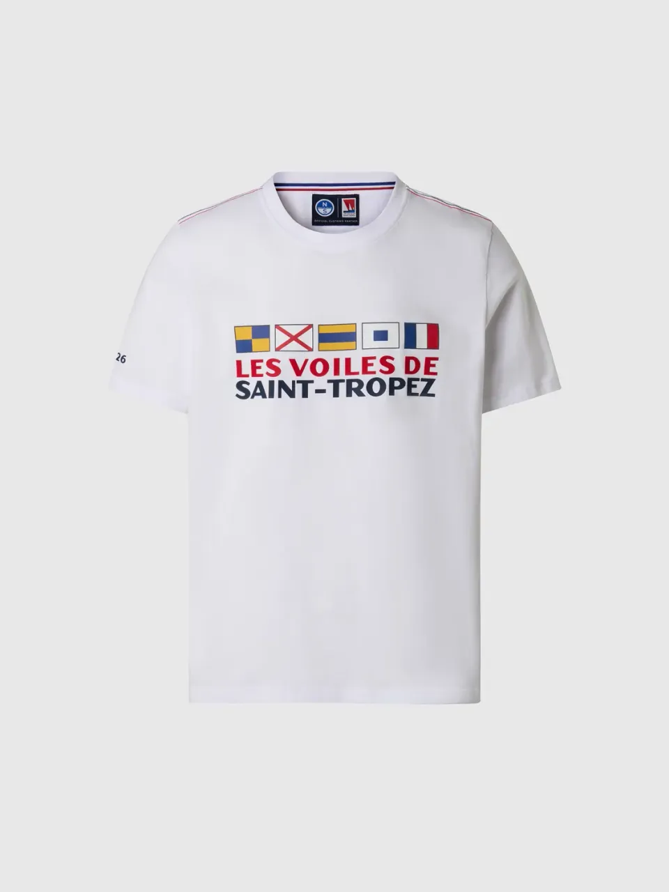 North Sails Saint-Tropez t-shirt homme blanc pavillons