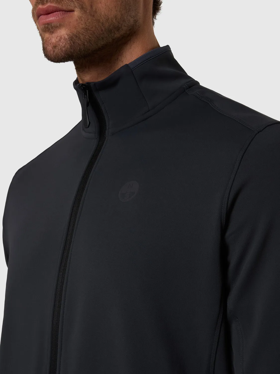 North Sails sweat polaire zippé micro-fleece phantom