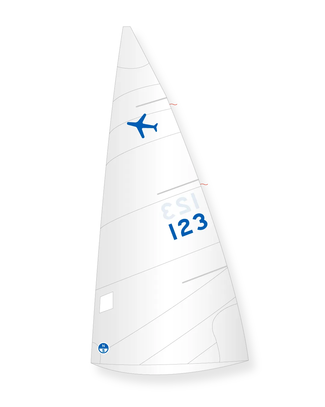 North Sails Jet 14 Fanned grand-voile Dacron