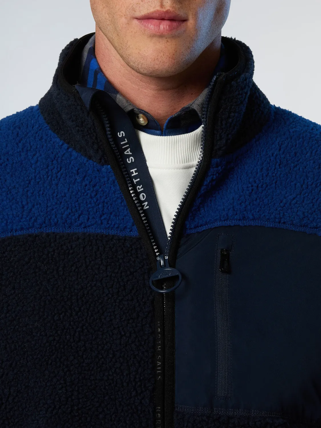 North Sails sweat zippé homme bleu marine mixte