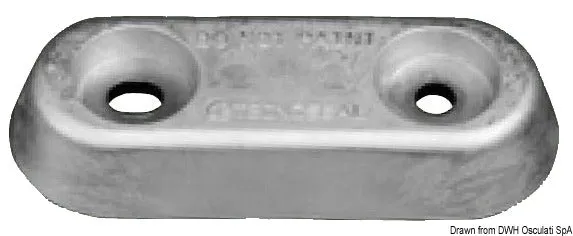 Tecnoseal Vetus ovale anode 335 g zinc