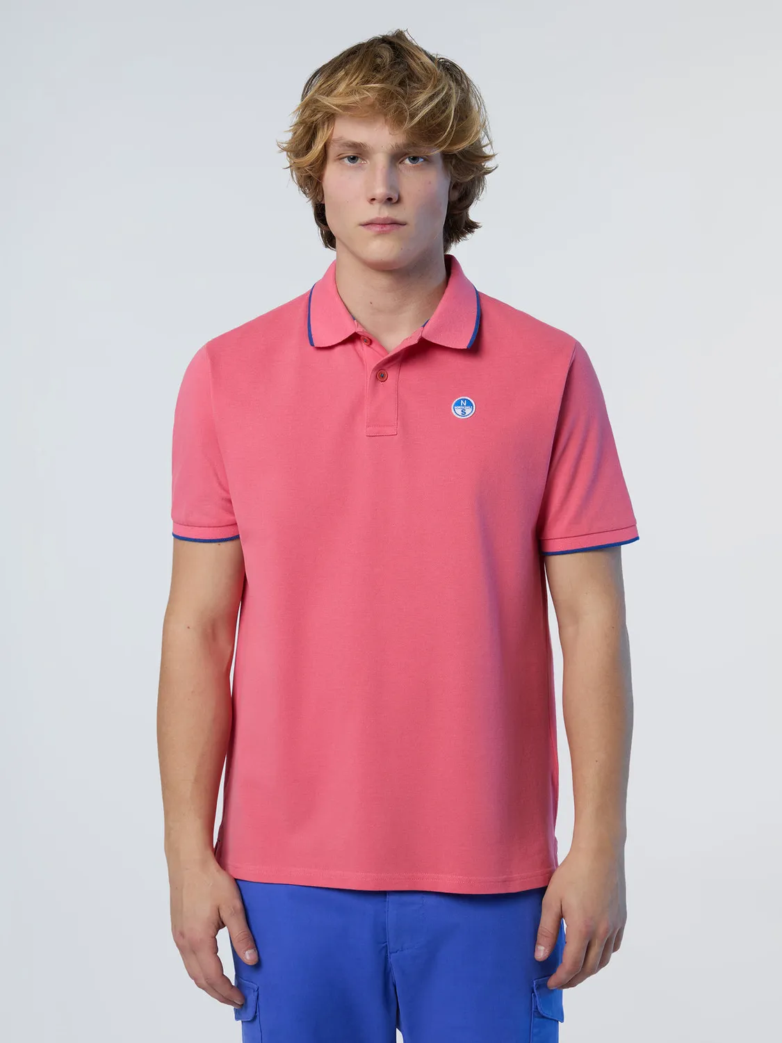 North Sails polo col logo piqué coton bio