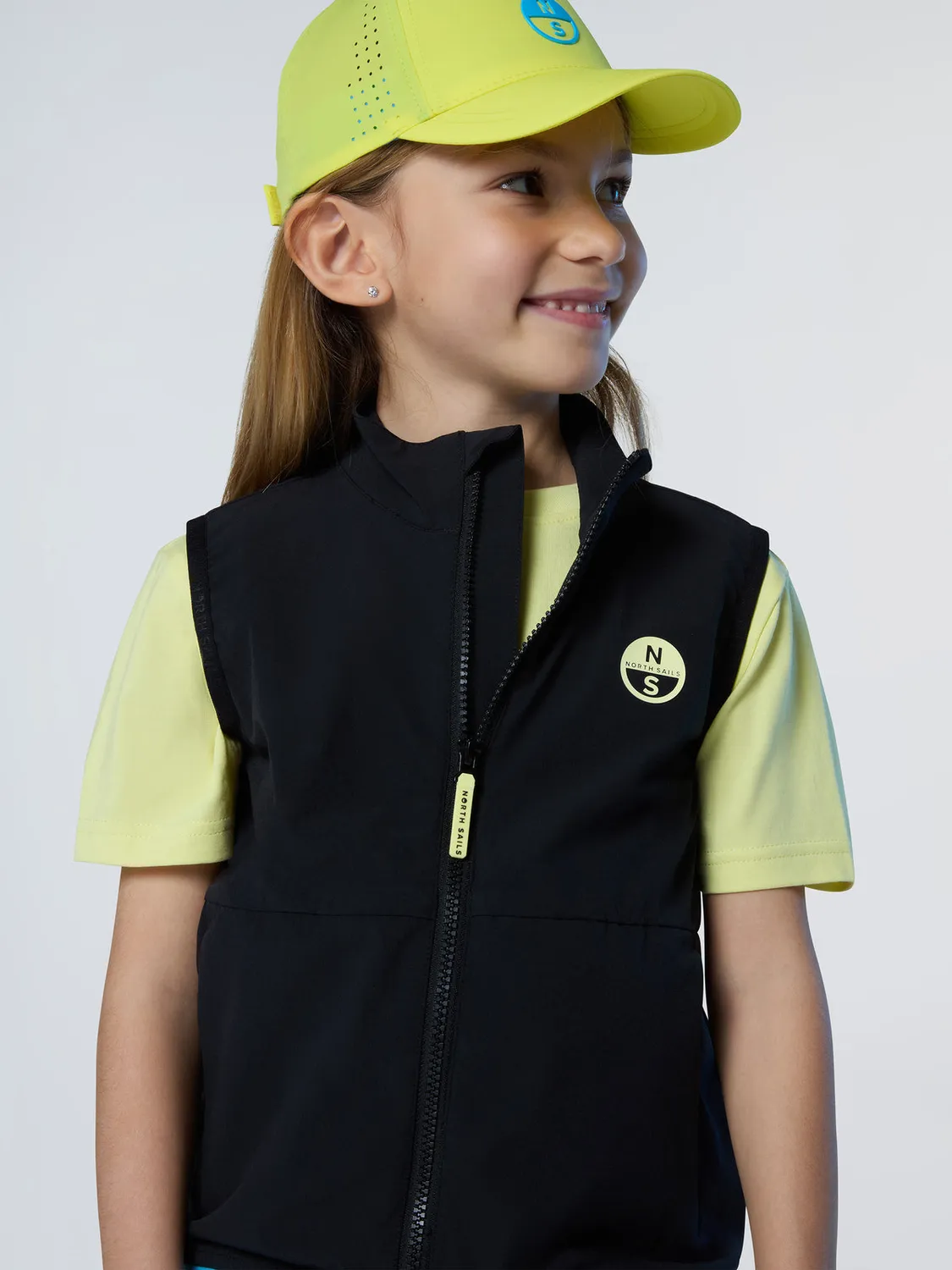 North Sails gilet pliable nylon recyclé stretch enfant