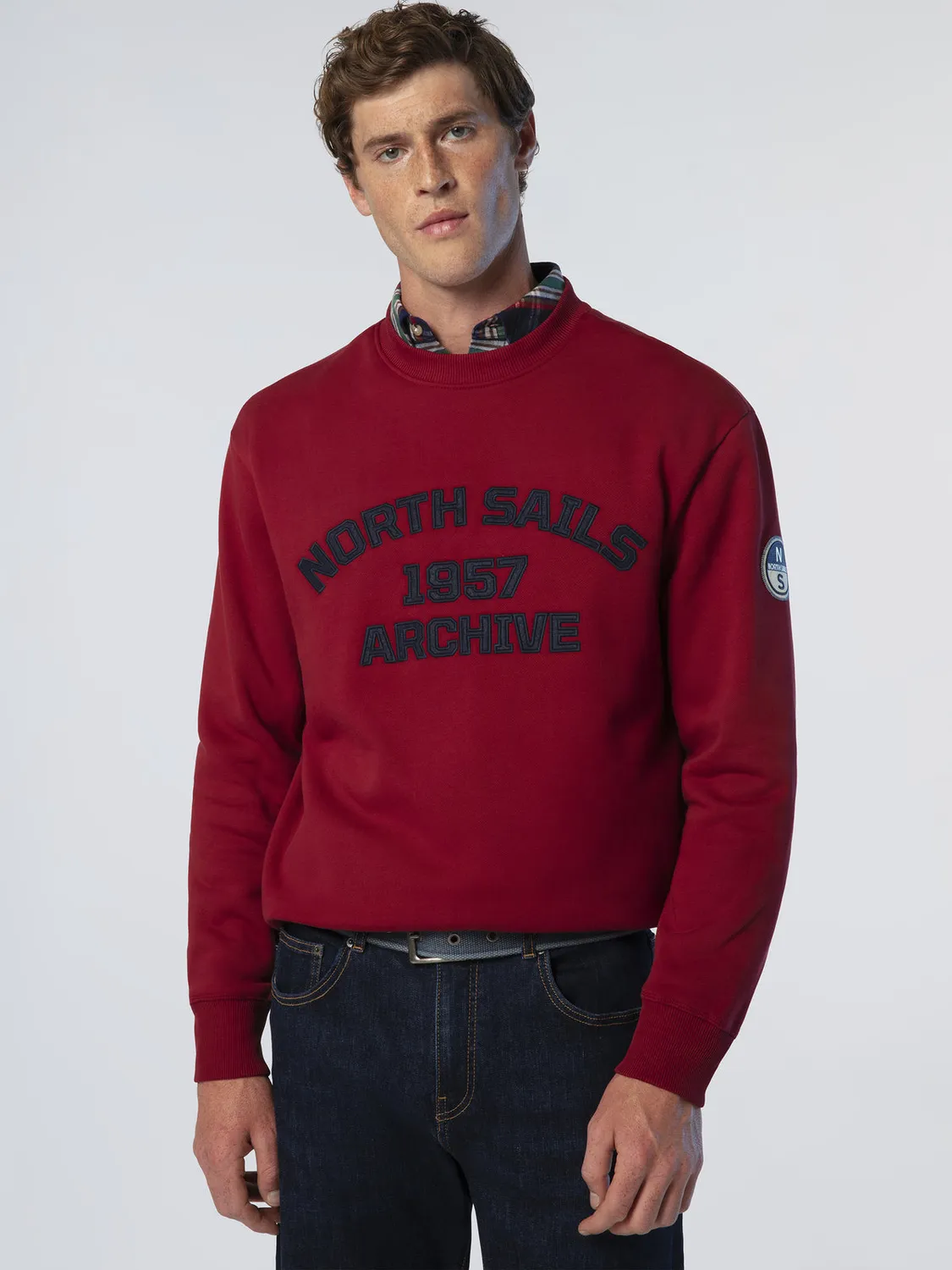 North Sails Archive sweat molleton coton bio à oeillet
