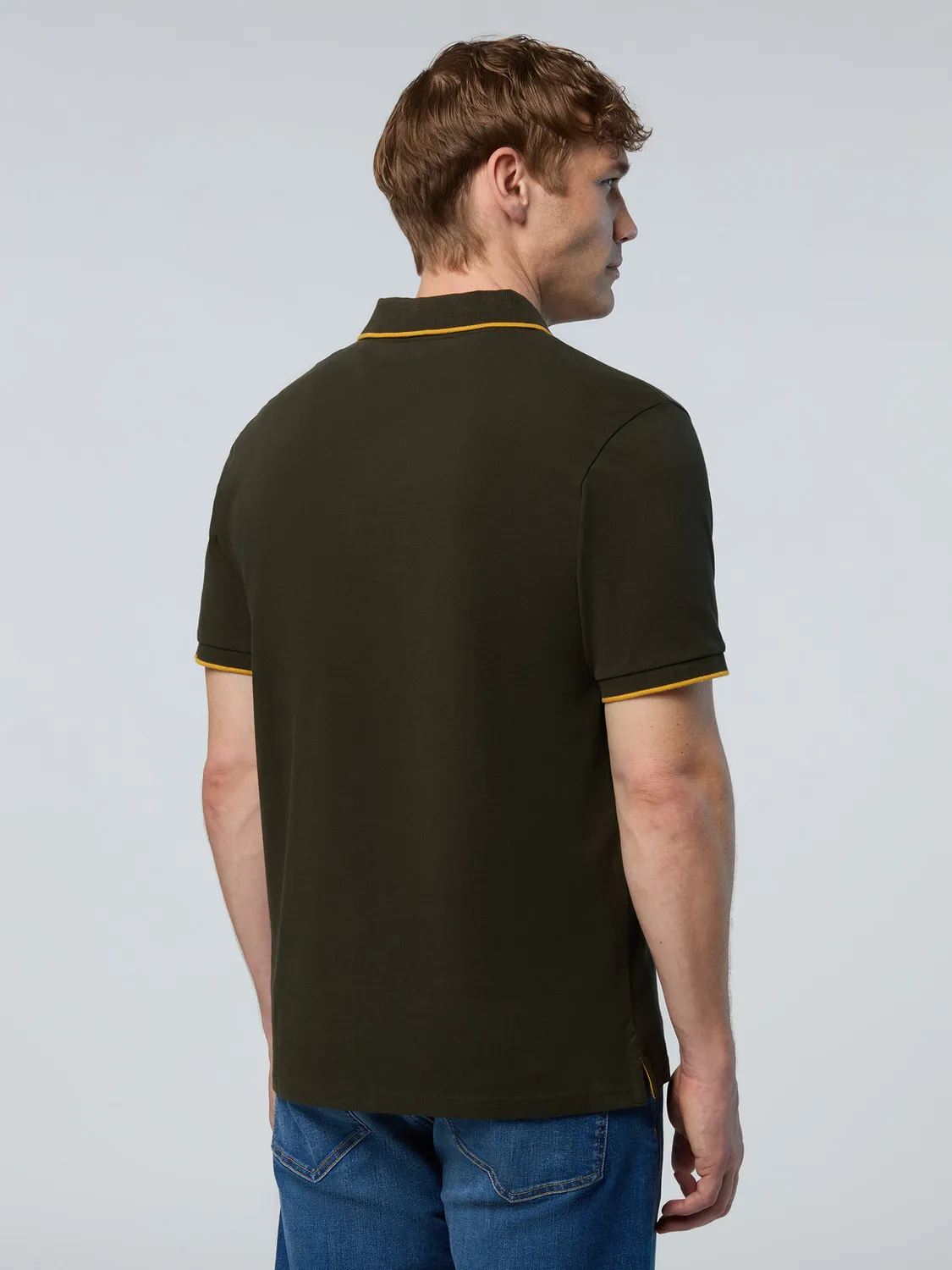 North Sails polo col lettré coton bio piqué