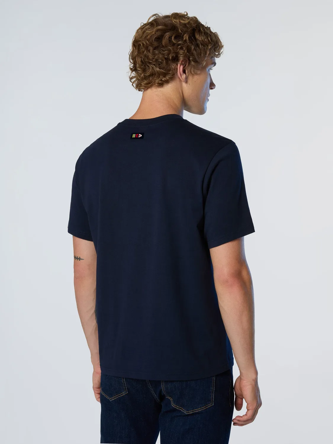 North Sails GB1 t-shirt col rond blanc coton