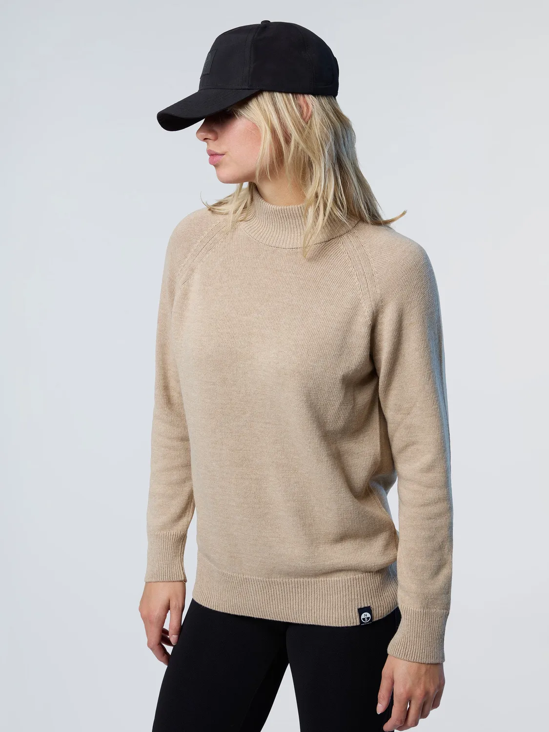 North Sails pull col montant cachemire Marshmallow femme