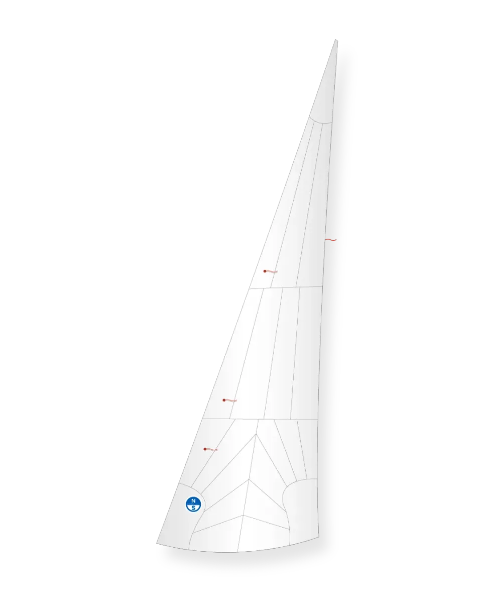 North Sails Ideal 18 J5 foc radial sans zip