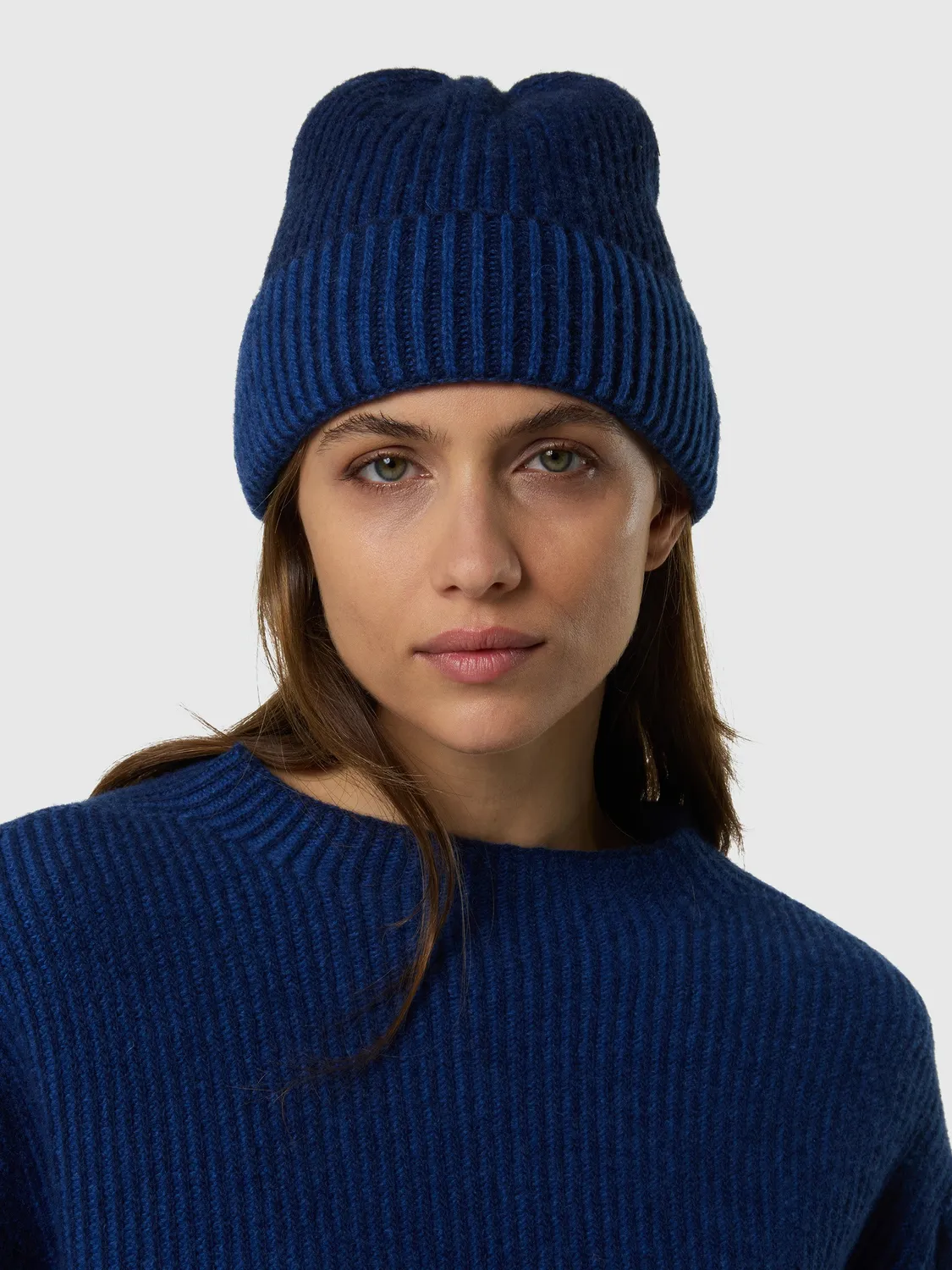 North Sails bonnet côtelé vanisé bleu baritone OS