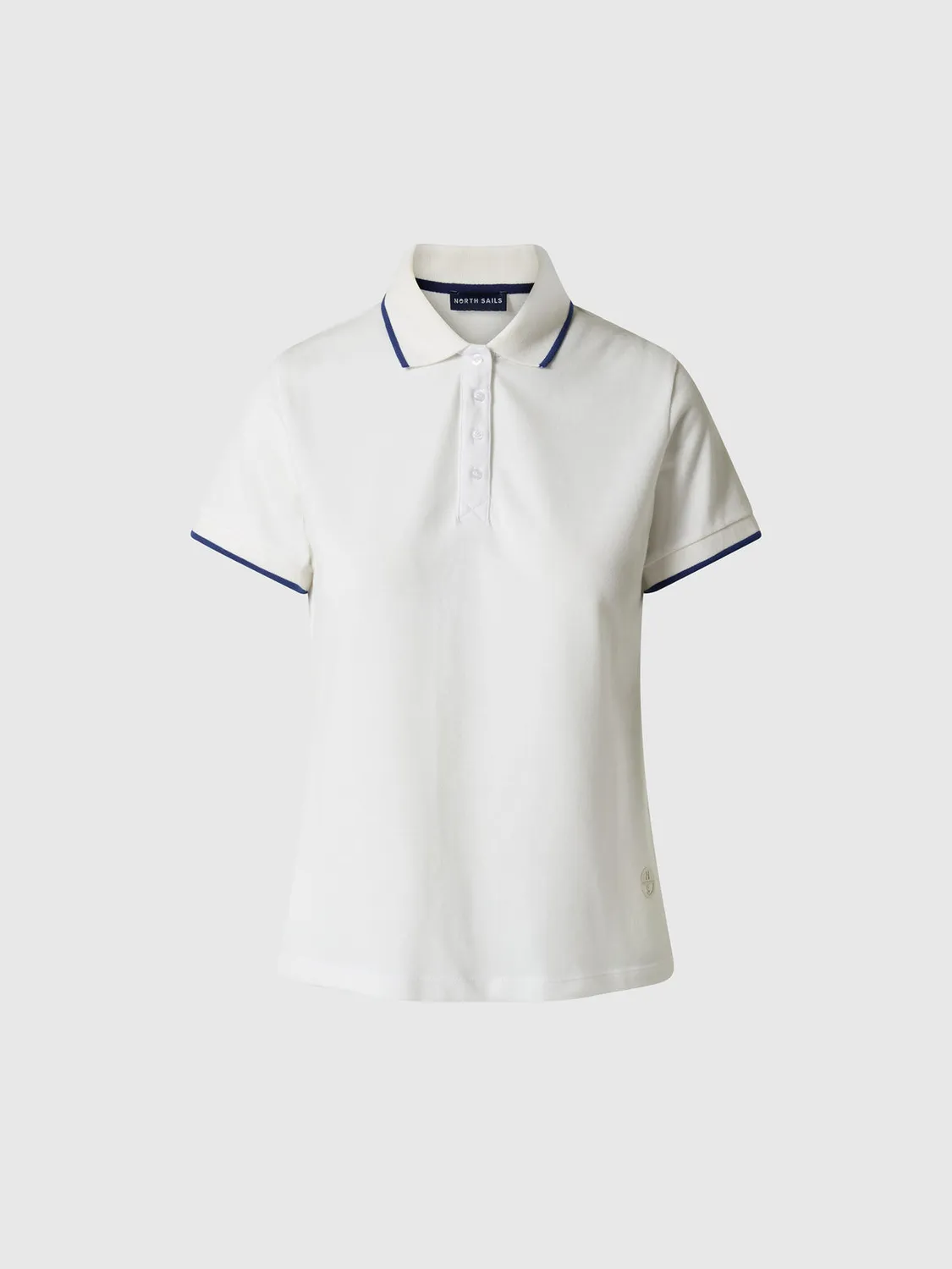 North Sails polo modal femme boutons nacre doux