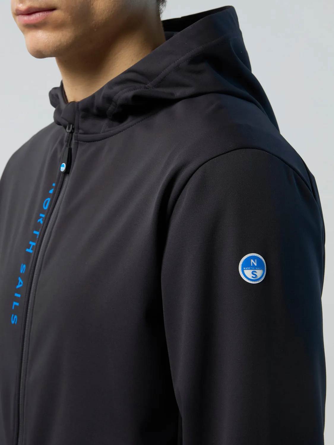 North Sails SoftShell+ hoodie zippé micropolaire