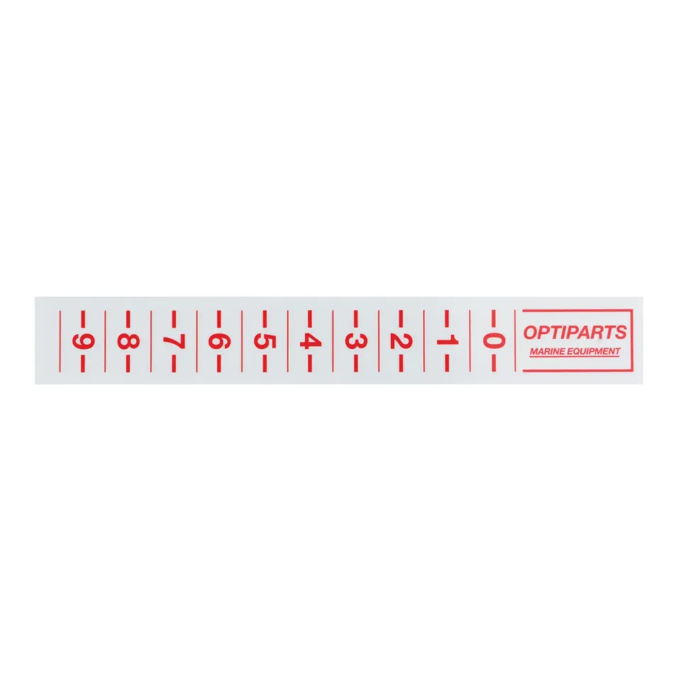 Optiparts EX1358R bande réglage bôme Optimist rouge 16cm