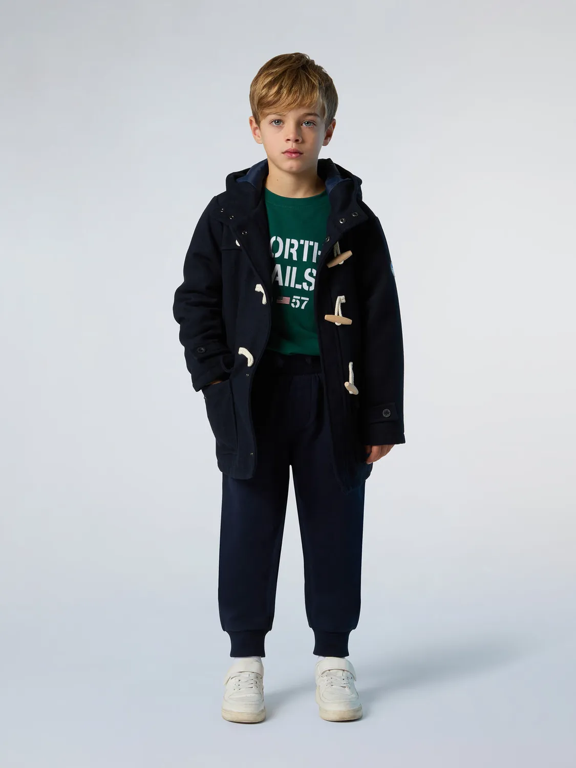 North Sails duffle-coat matelassé laine recyclée