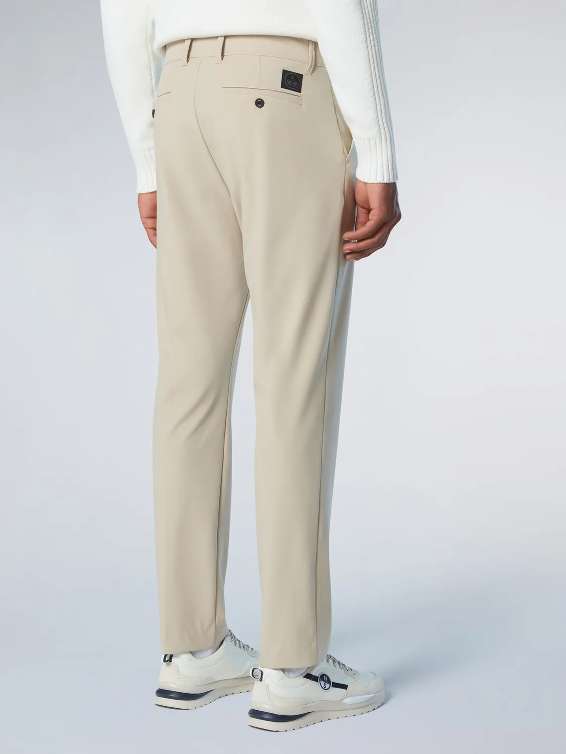 North Sails Defender chino slim stretch nylon poche zippée