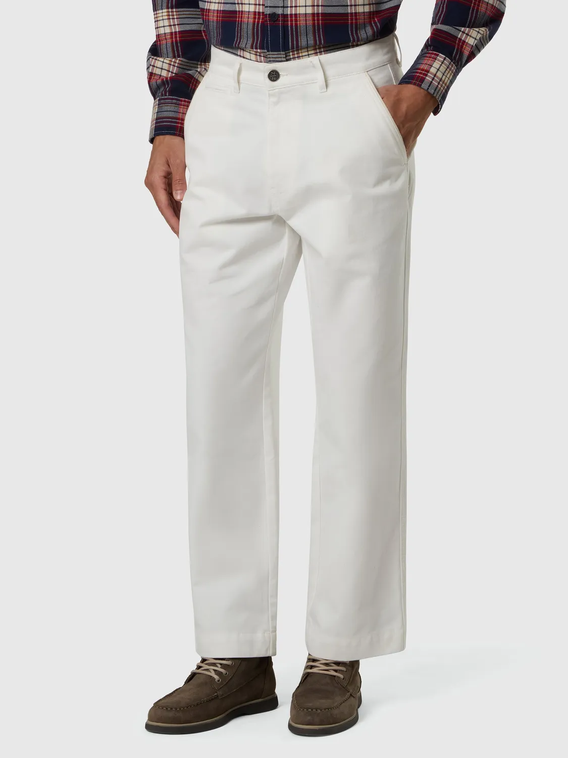 North Sails Archive pantalon gabardine white onyx
