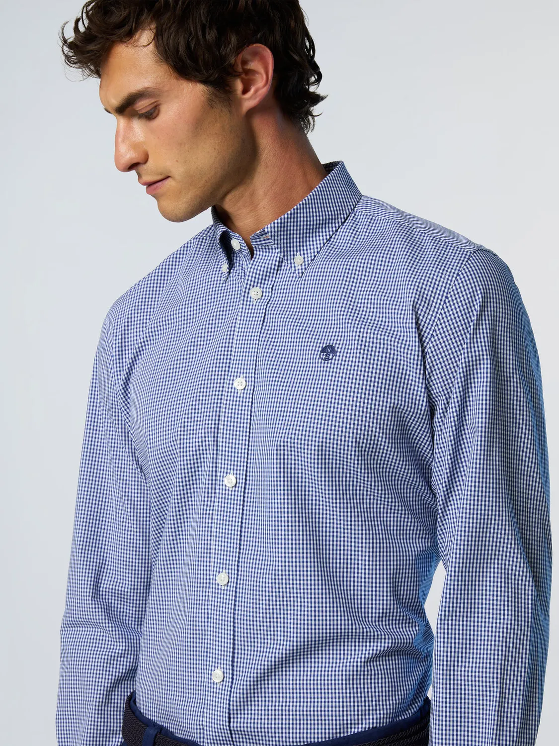 North Sails chemise vichy coton bio manches longues