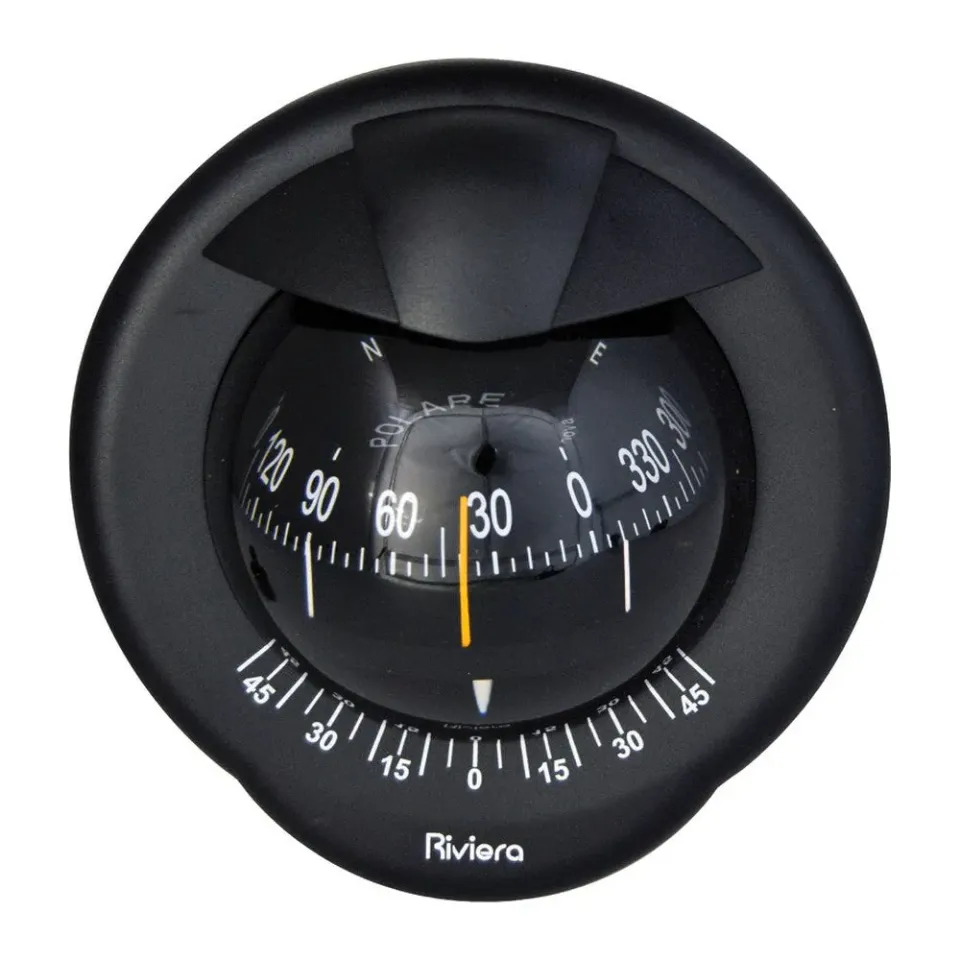 Riviera Polare BP2 compas marin 4 pouces noir