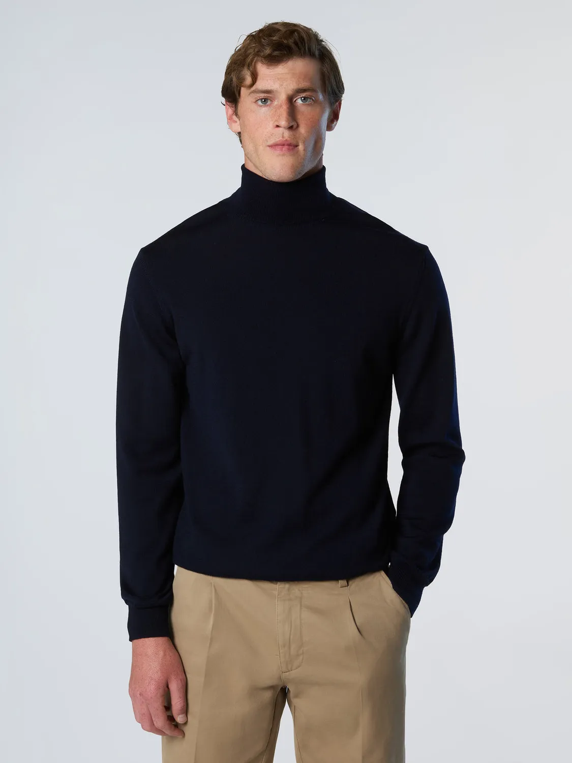 North Sails pull col roulé 100% laine mérinos