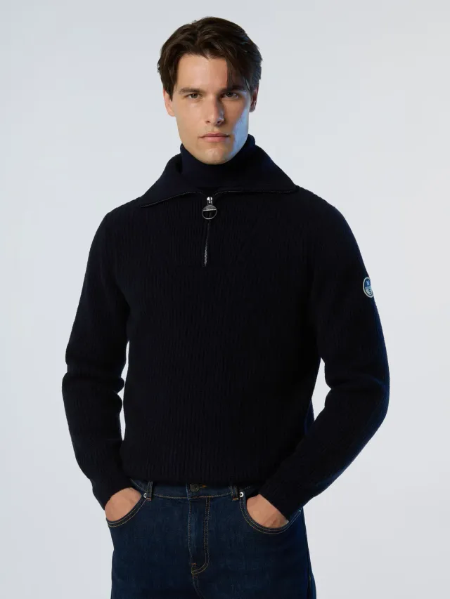 North Sails Archive pull trucker laine demi-zip