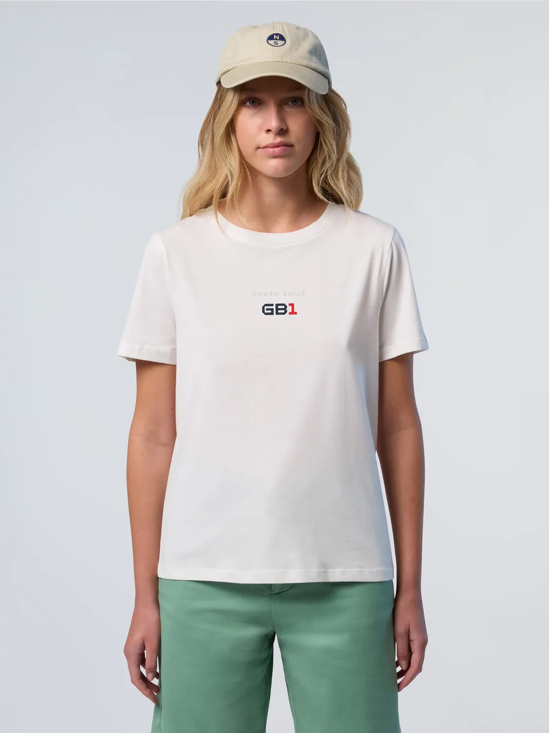 North Sails GB1 T-shirt graphic marshmallow femme