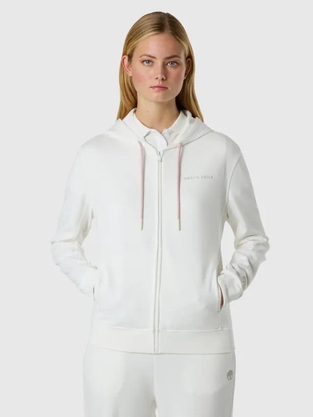 North Sails French Terry sweat zippé capuche respirant