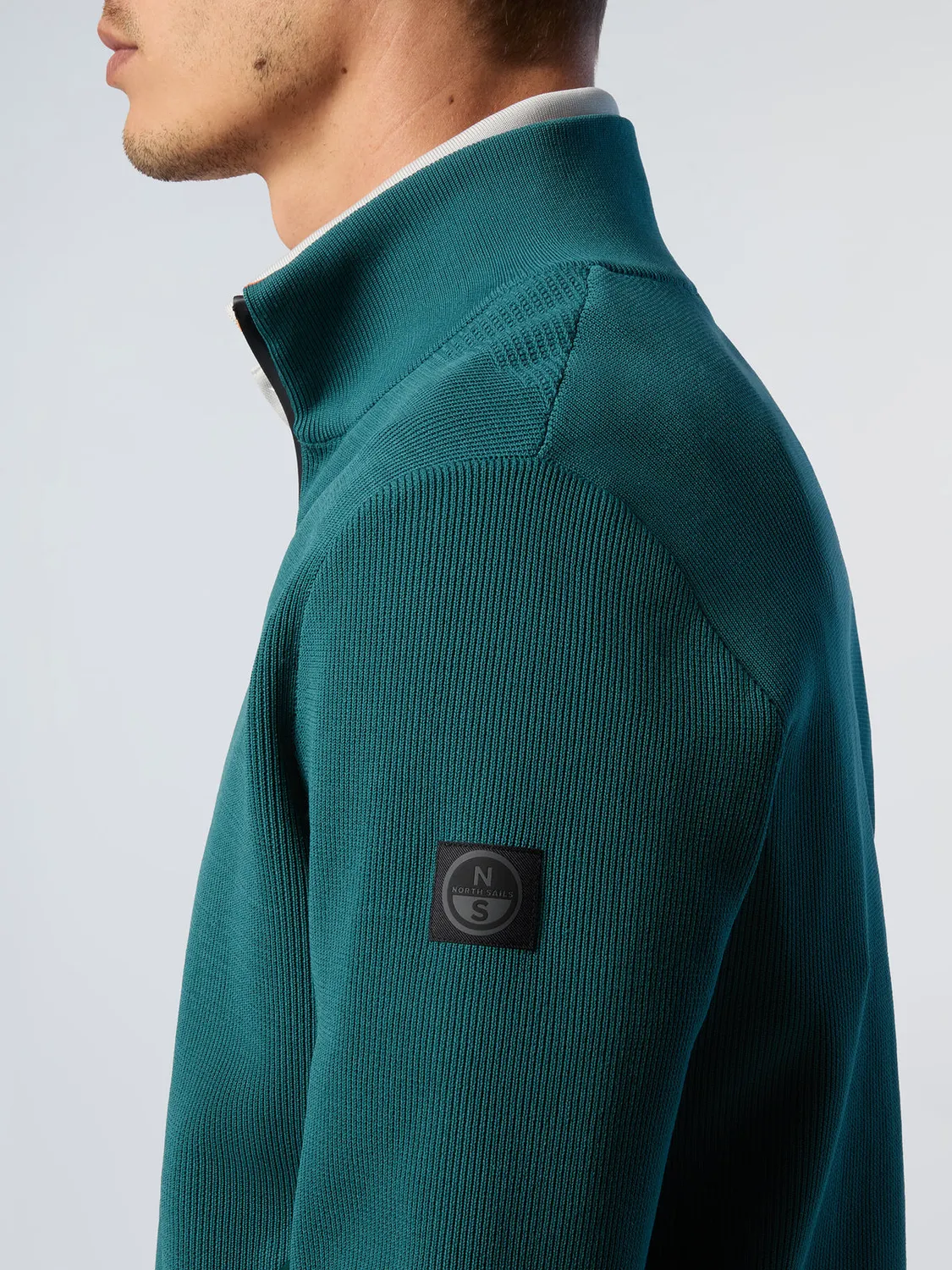 North Sails Technical Knit pull zippé col montant polyester recyclé