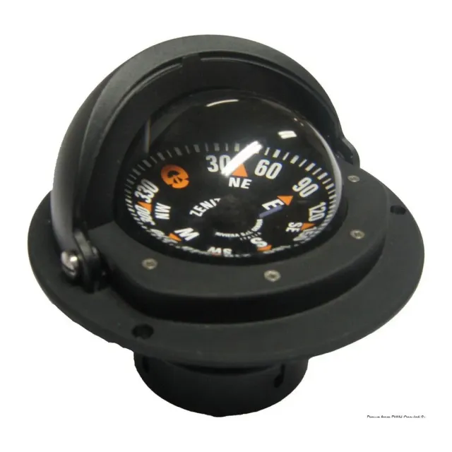 easysea Riviera compas bateau 3 pouces noir 80 mm