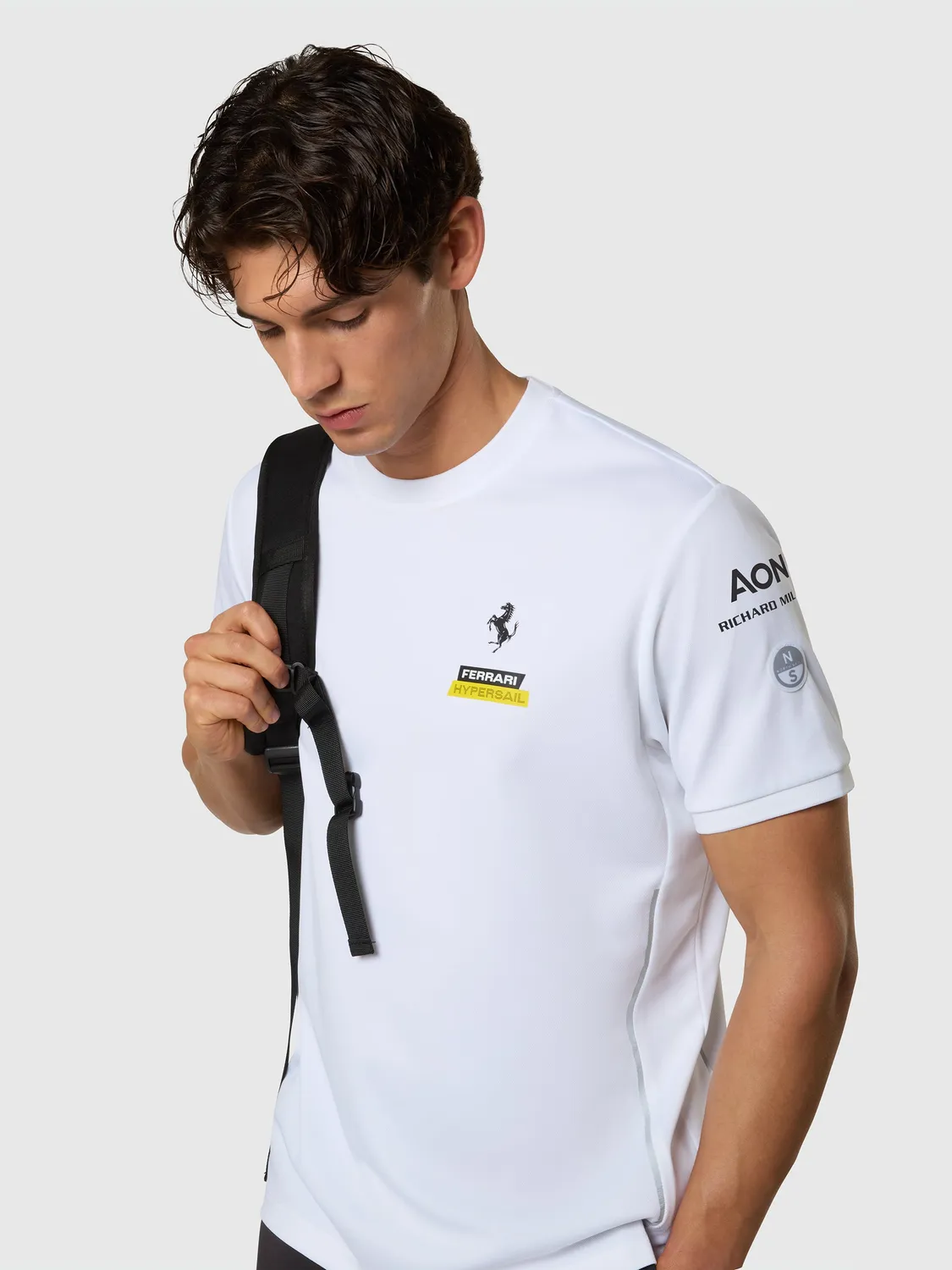 North Sails Ferrari Hypersail t-shirt homme blanc