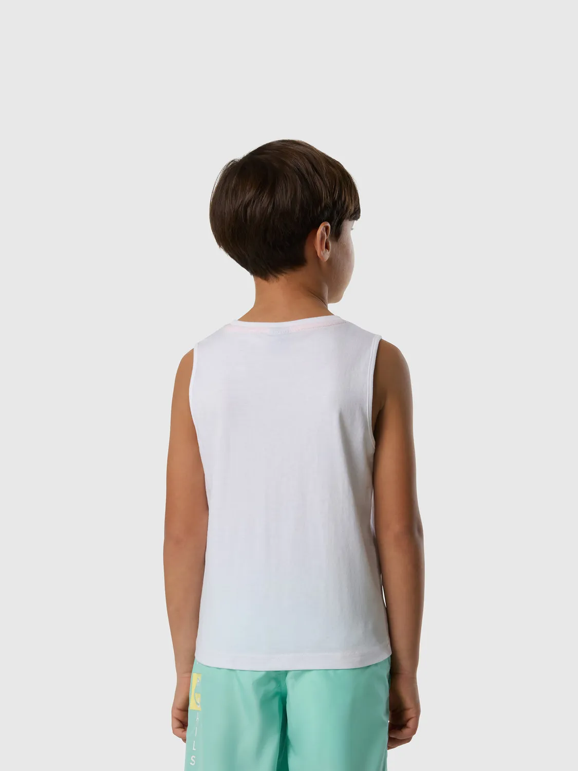 North Sails débardeur enfant logo relief coton bio