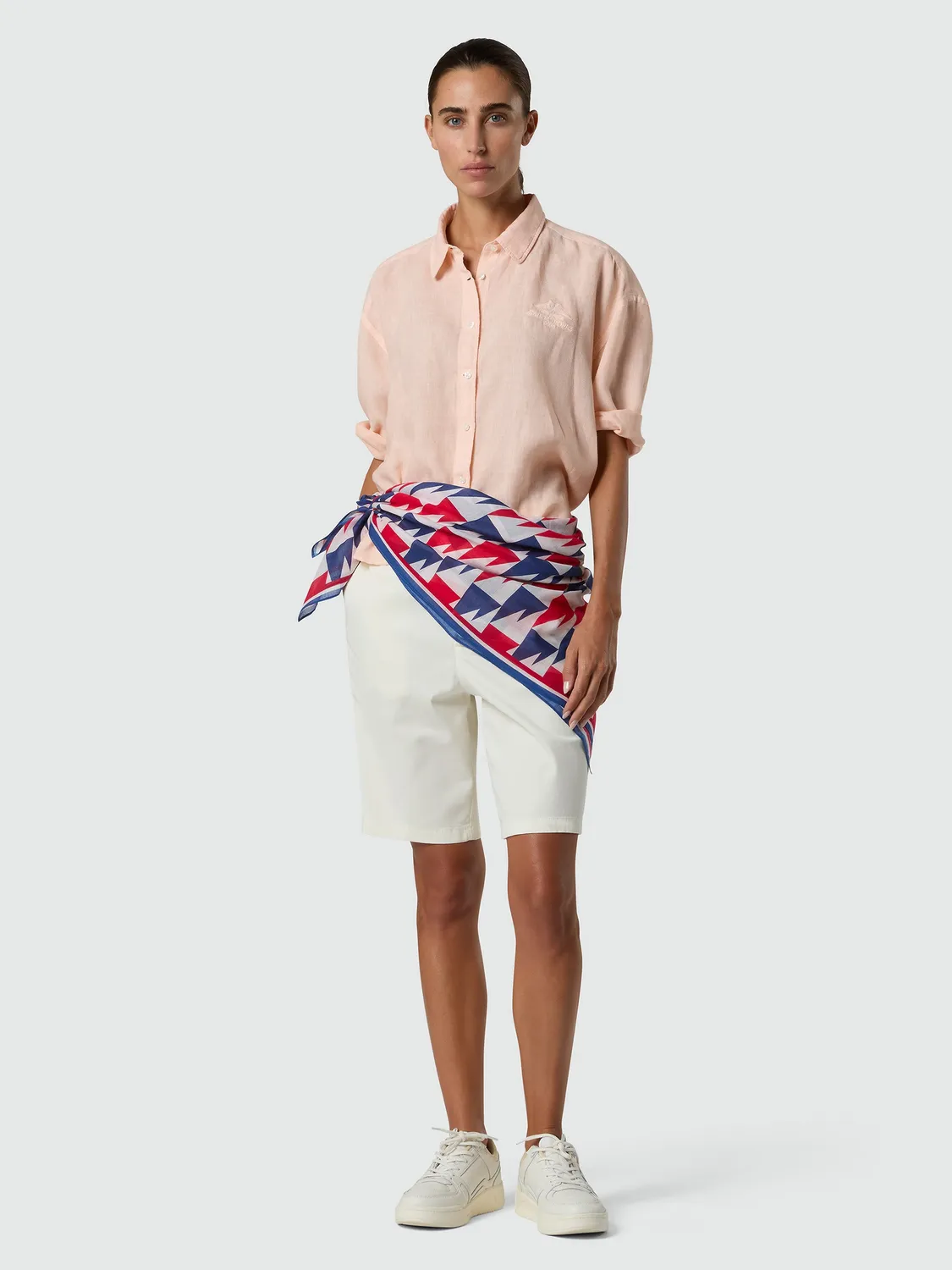 North Sails Saint-Tropez chemise manche courte femme corail