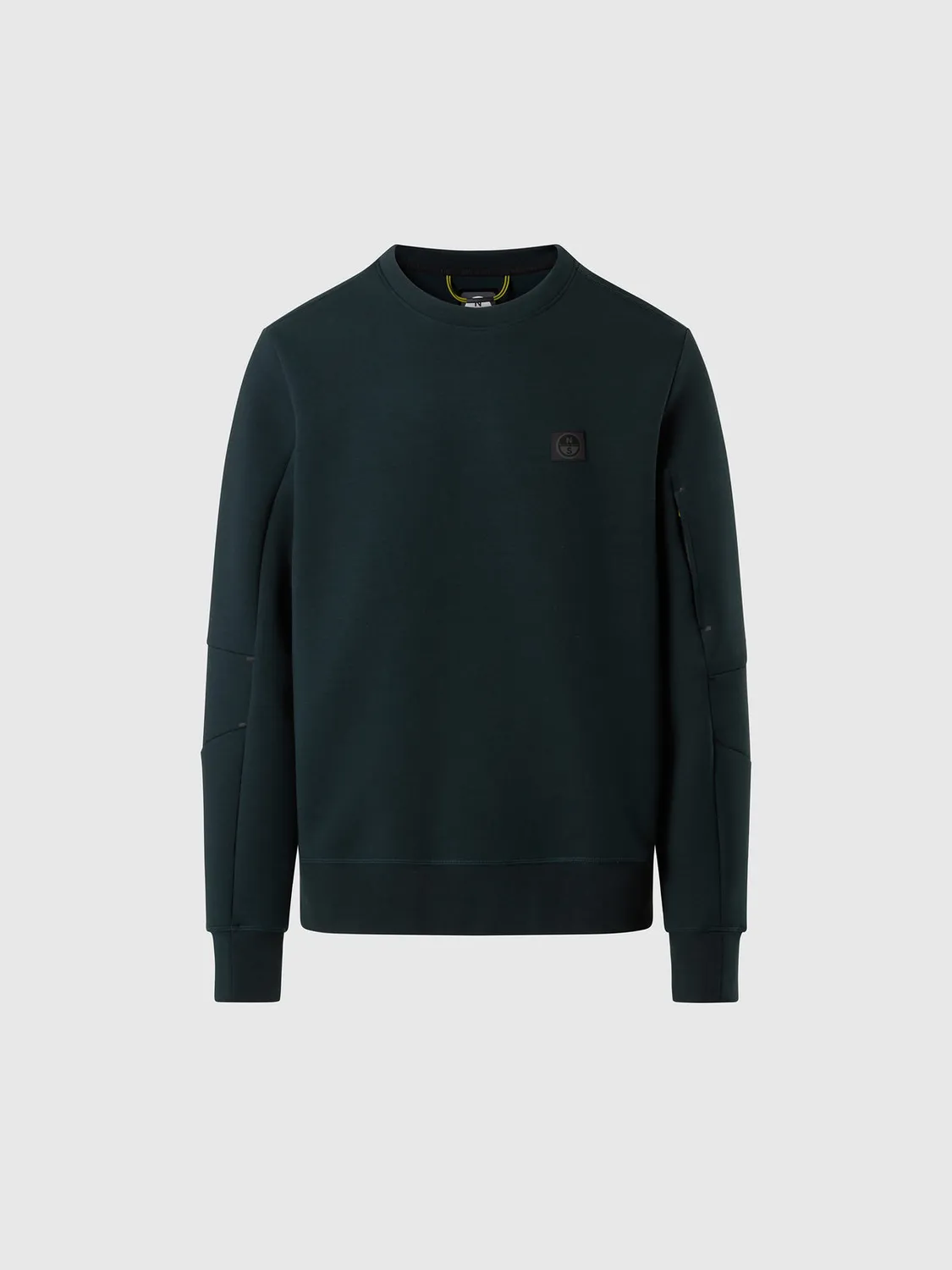 North Sails Scuba sweat col rond recyclé poche manche