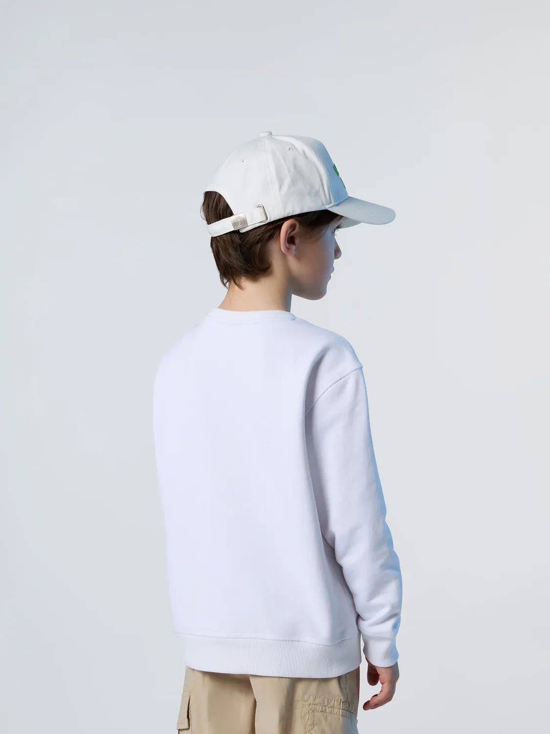 North Sails sweat enfant molleton coton bio logo maxi