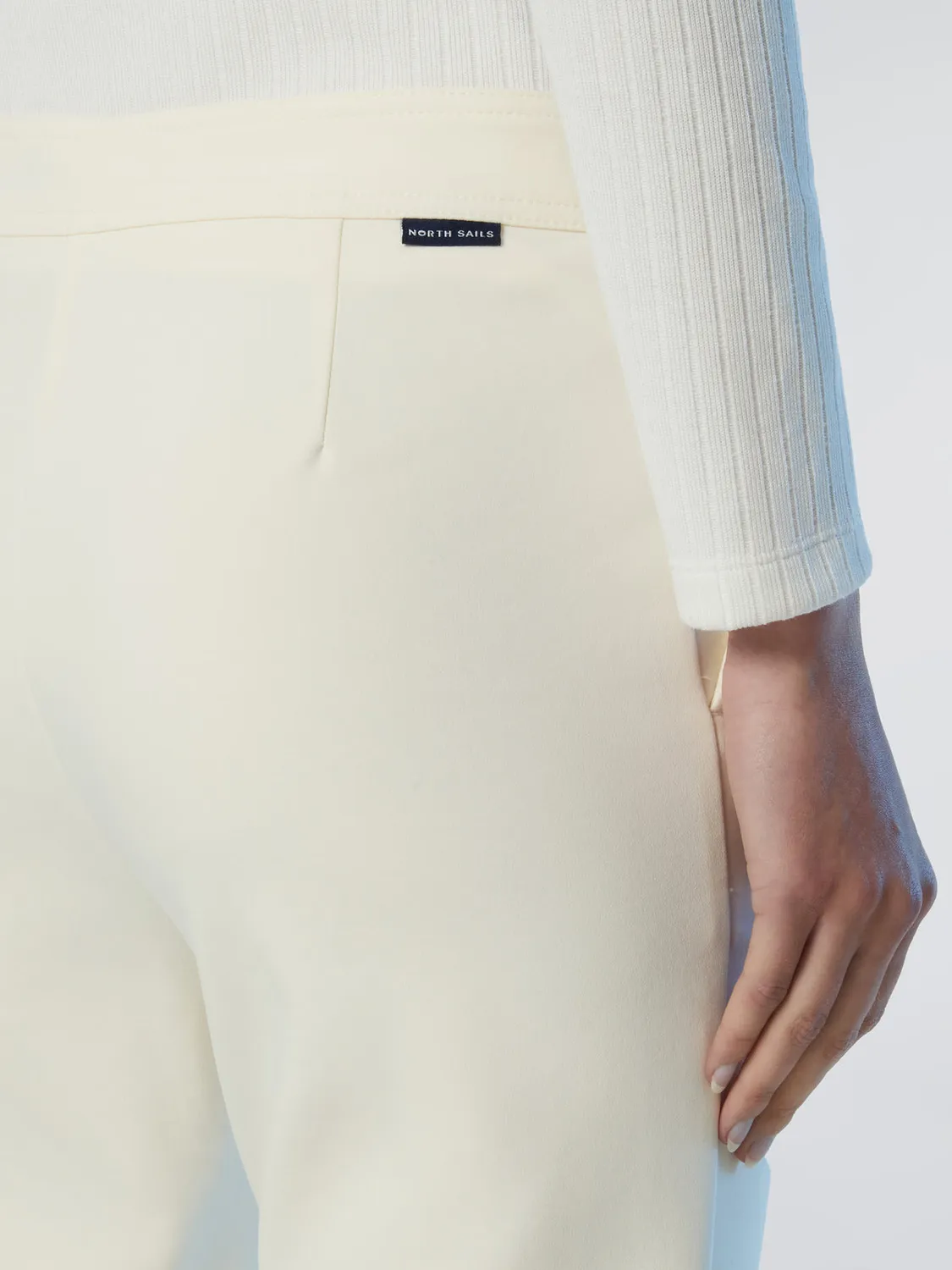 North Sails Straight-leg interlock pantalon coton stretch