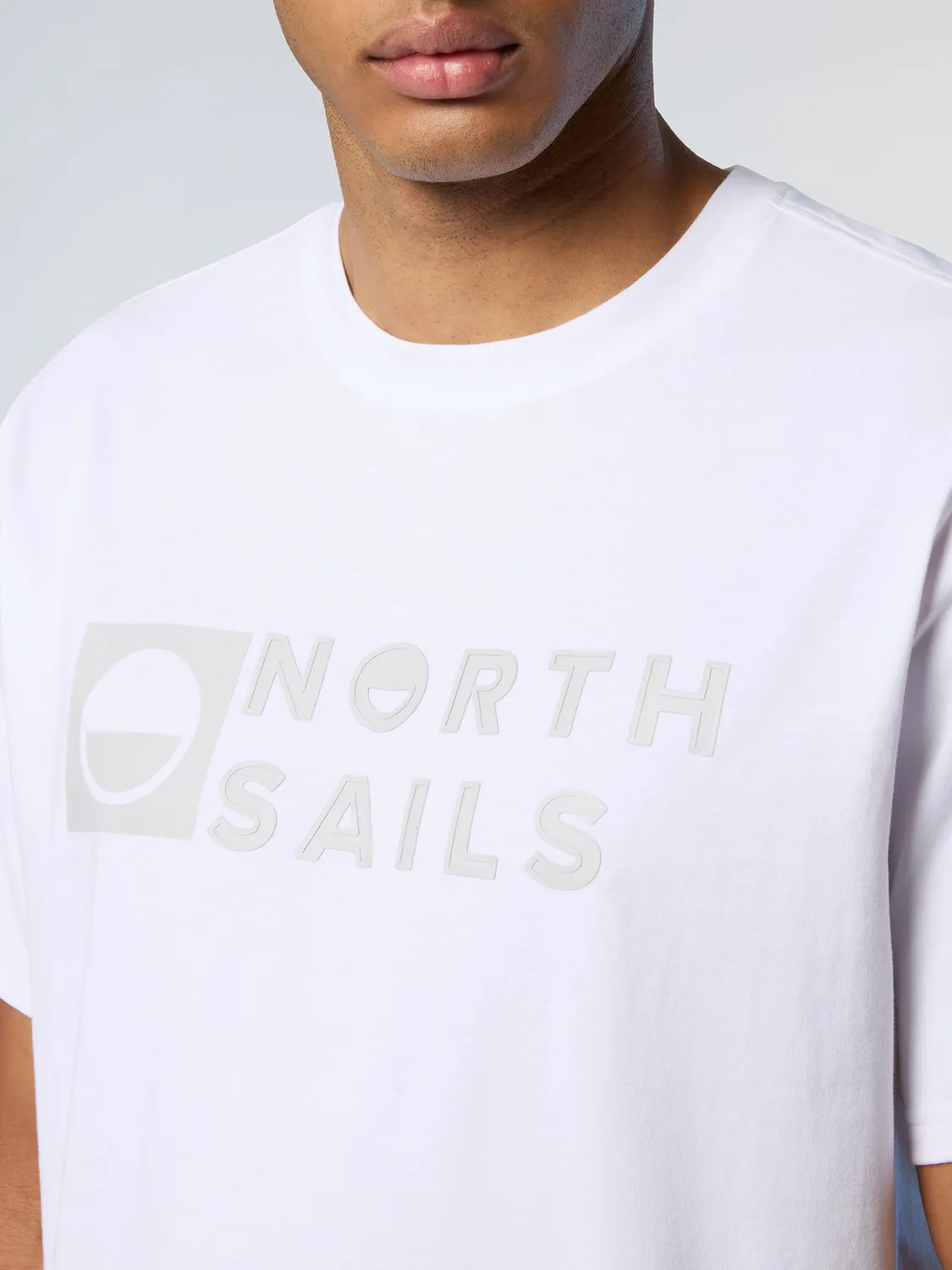 North Sails T-shirt coton bio logo maxi homme