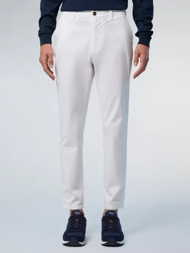 North Sails Defender chino gabardine slim bleu marine homme