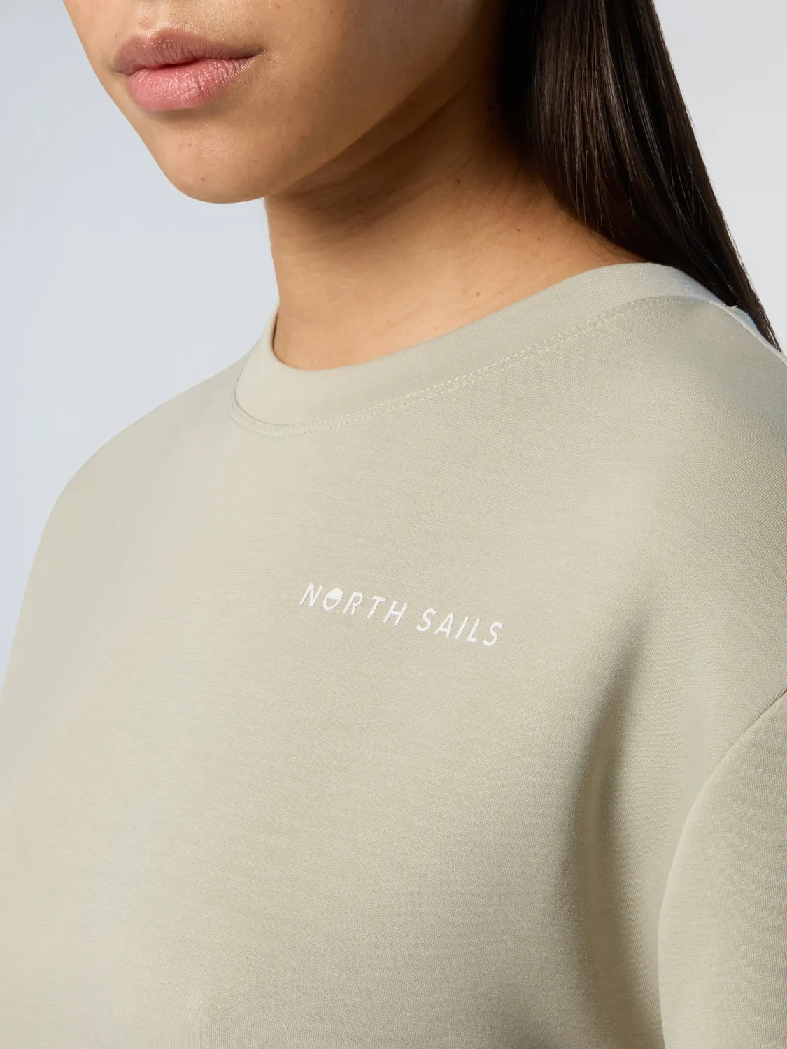 North Sails sweat col rond modal molletonné