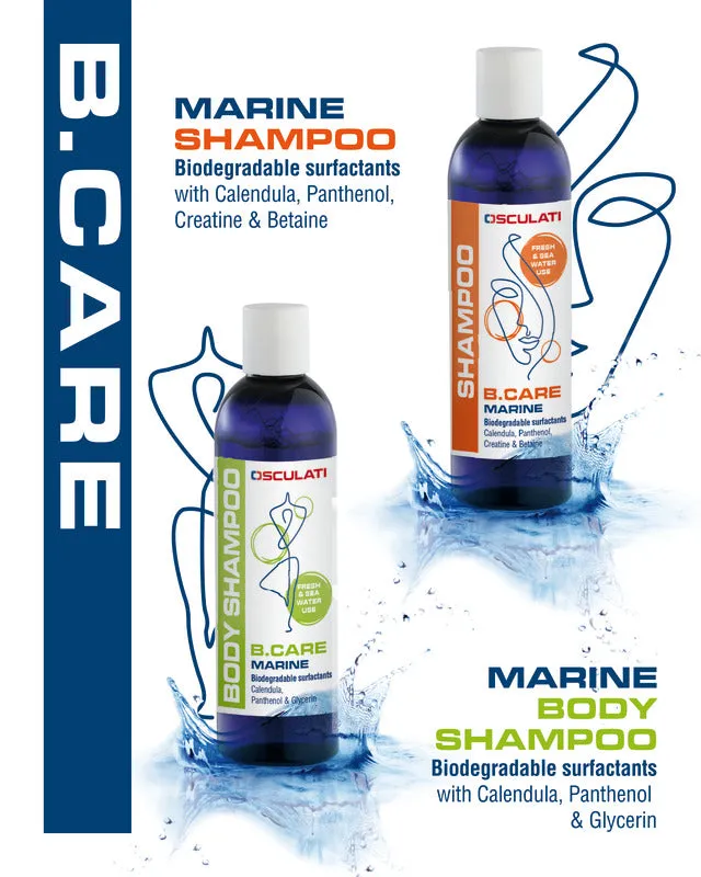 B-Care Marine shampoing douche 250 ml lot de 21 biodégradable