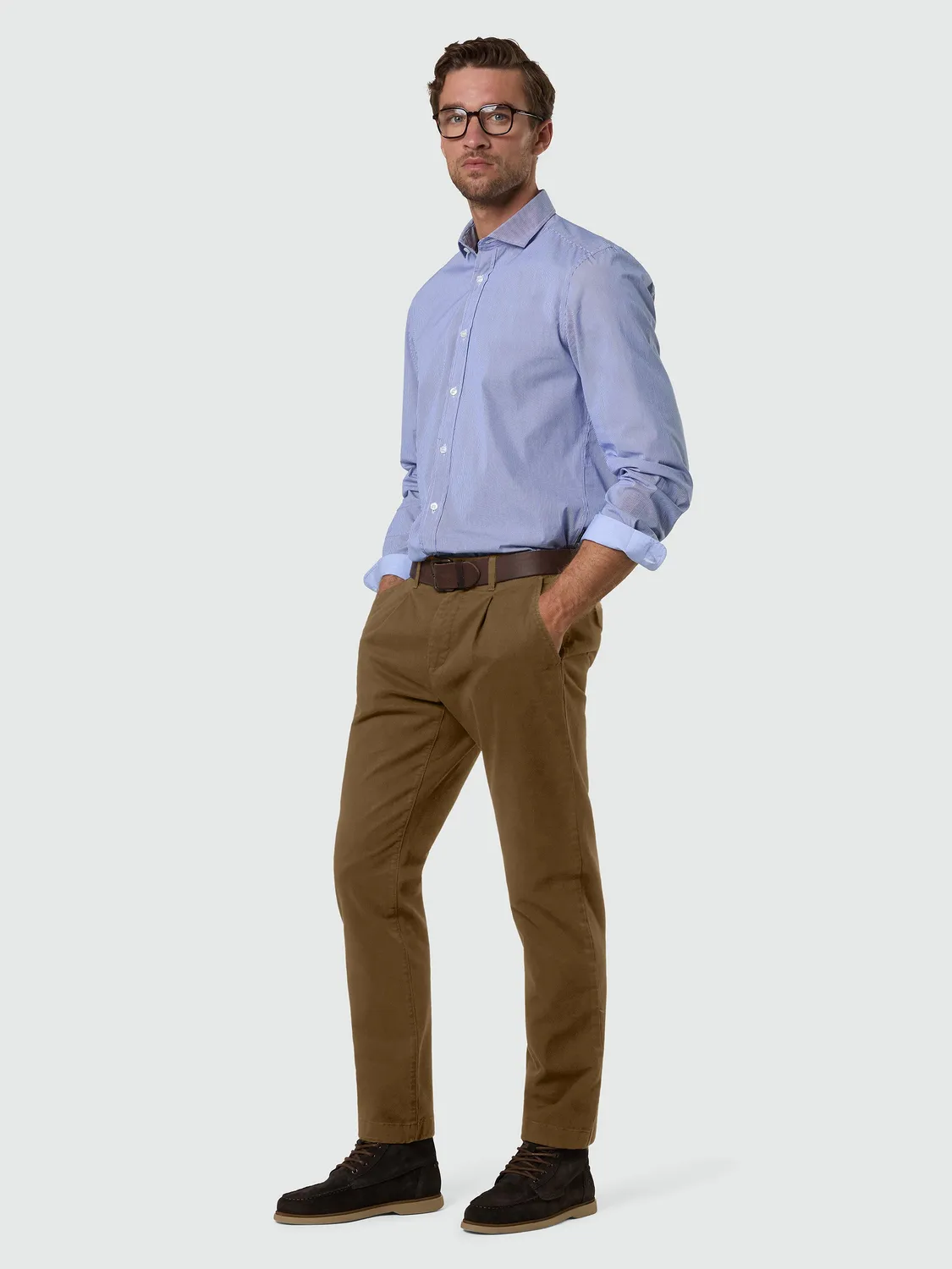 North Sails Newport chino micro-poncé kaki hiver