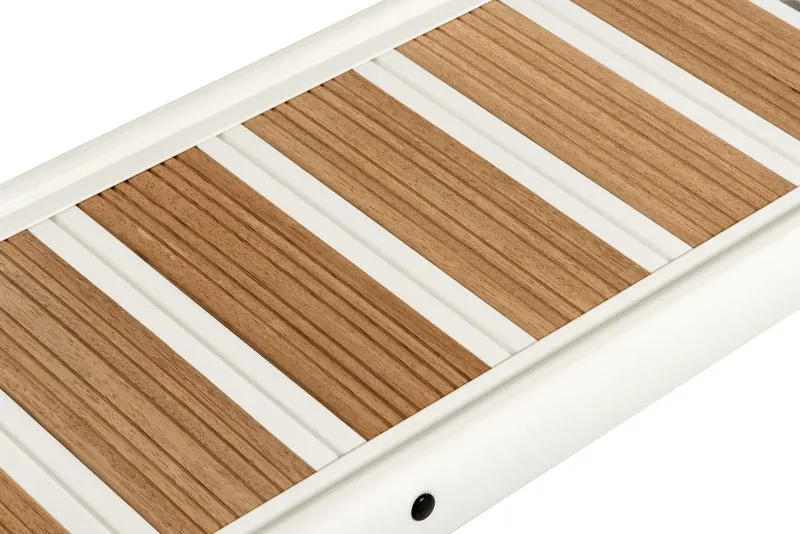 easysea passerelle pliante blanche 260 cm aluminium