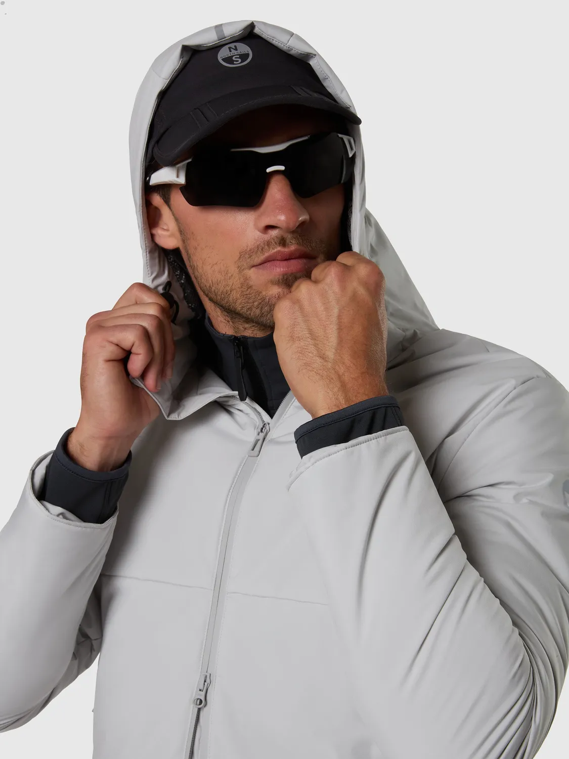 North Sails Ocean Drift veste courte gris vapor