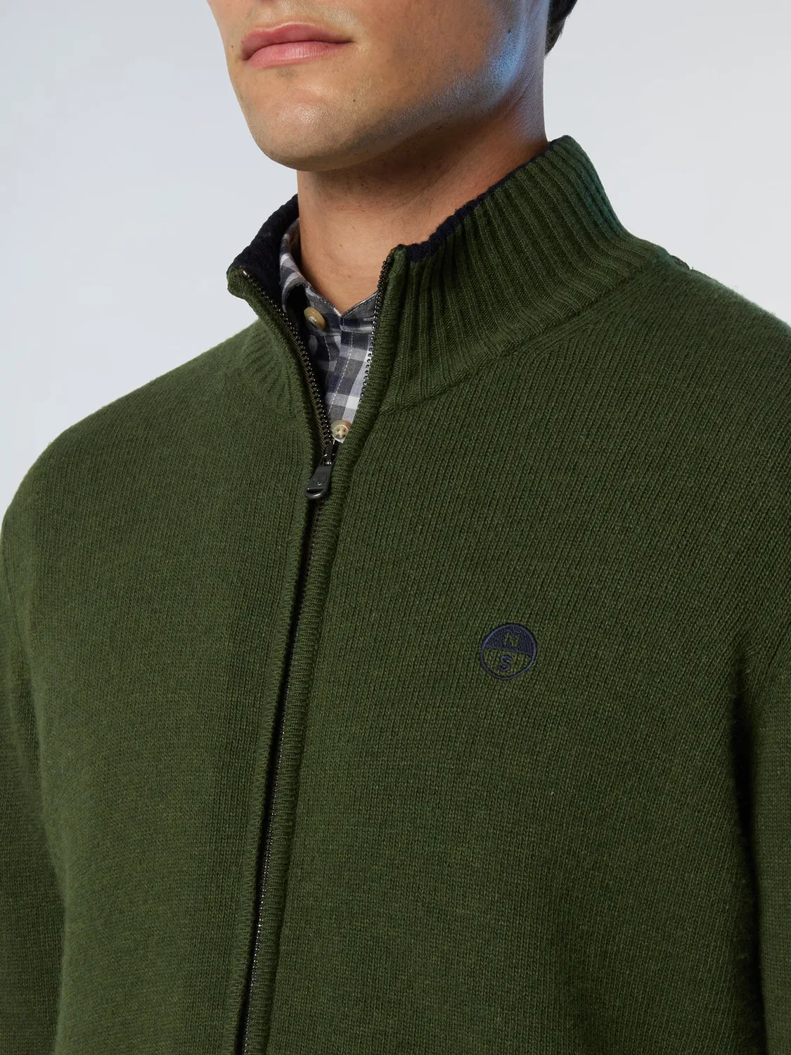 North Sails gilet zippé cachemire recyclé doux
