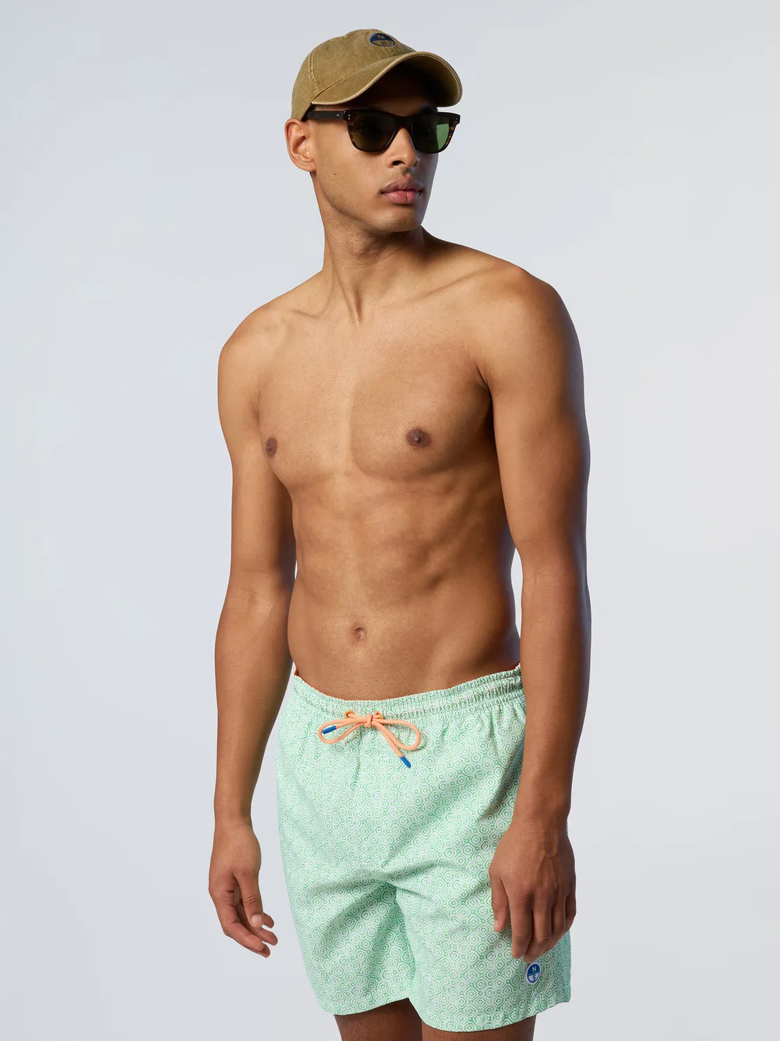 North Sails short de bain imprimé recyclé